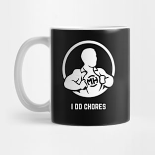 Front: I Do Chores Back: 6x Husband of the Year Mug